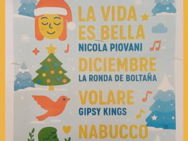 Entramos cantando en diciembre
